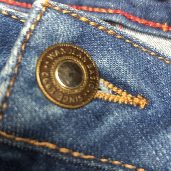 STRETCH WAX JEAN BUTT I LOVE YOU SKINNY 9/30x28 😎 - Picture 11 of 11